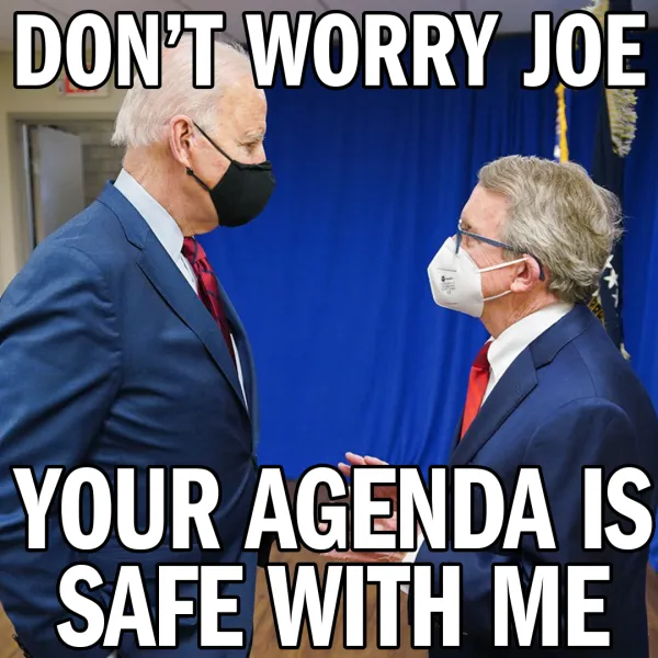 Biden and Mike Dewine