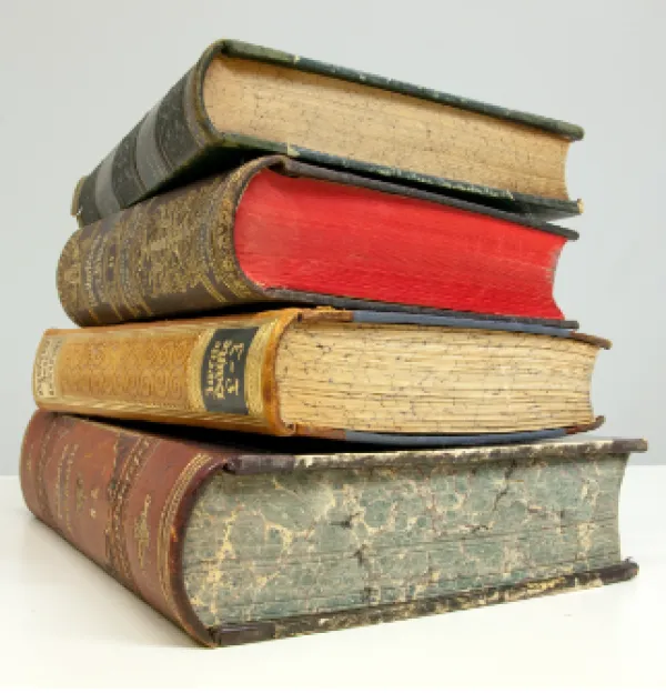 A pile of books