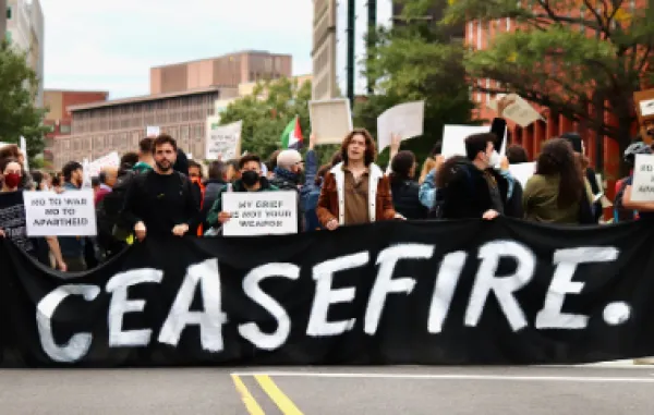 Ceasefire banner