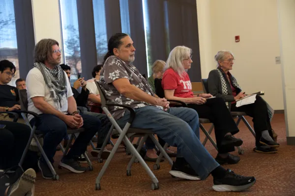 People at meeting