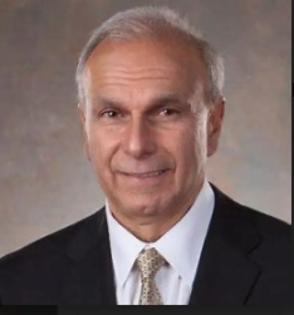 Gray haired man