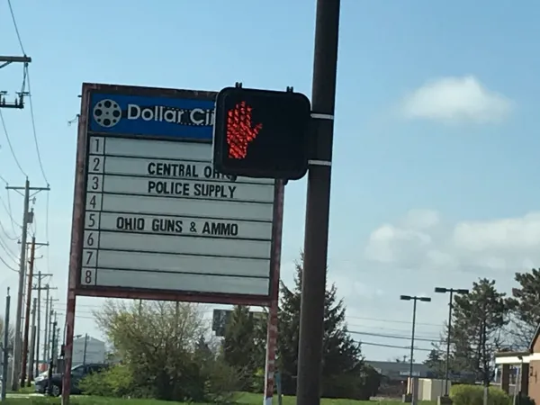 Gun store sign