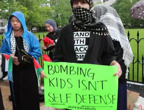 Nakba protesters