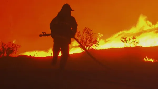 Fire on the horizon