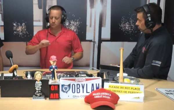 Guy on a radio show