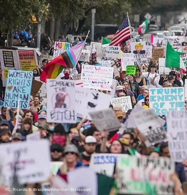 People protesting