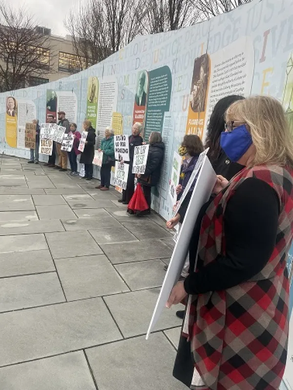 People protesting