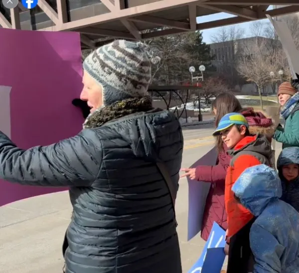 People protesting